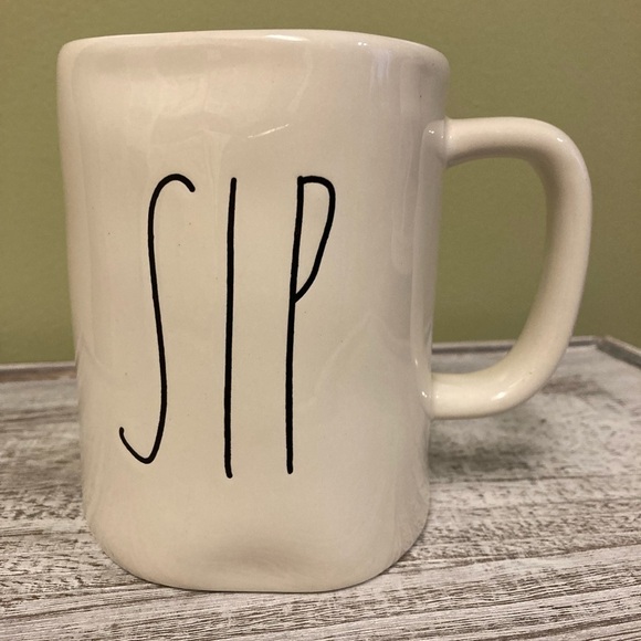 Rae Dunn "SIP" MUG with 'M' Stamp - Picture 1 of 6